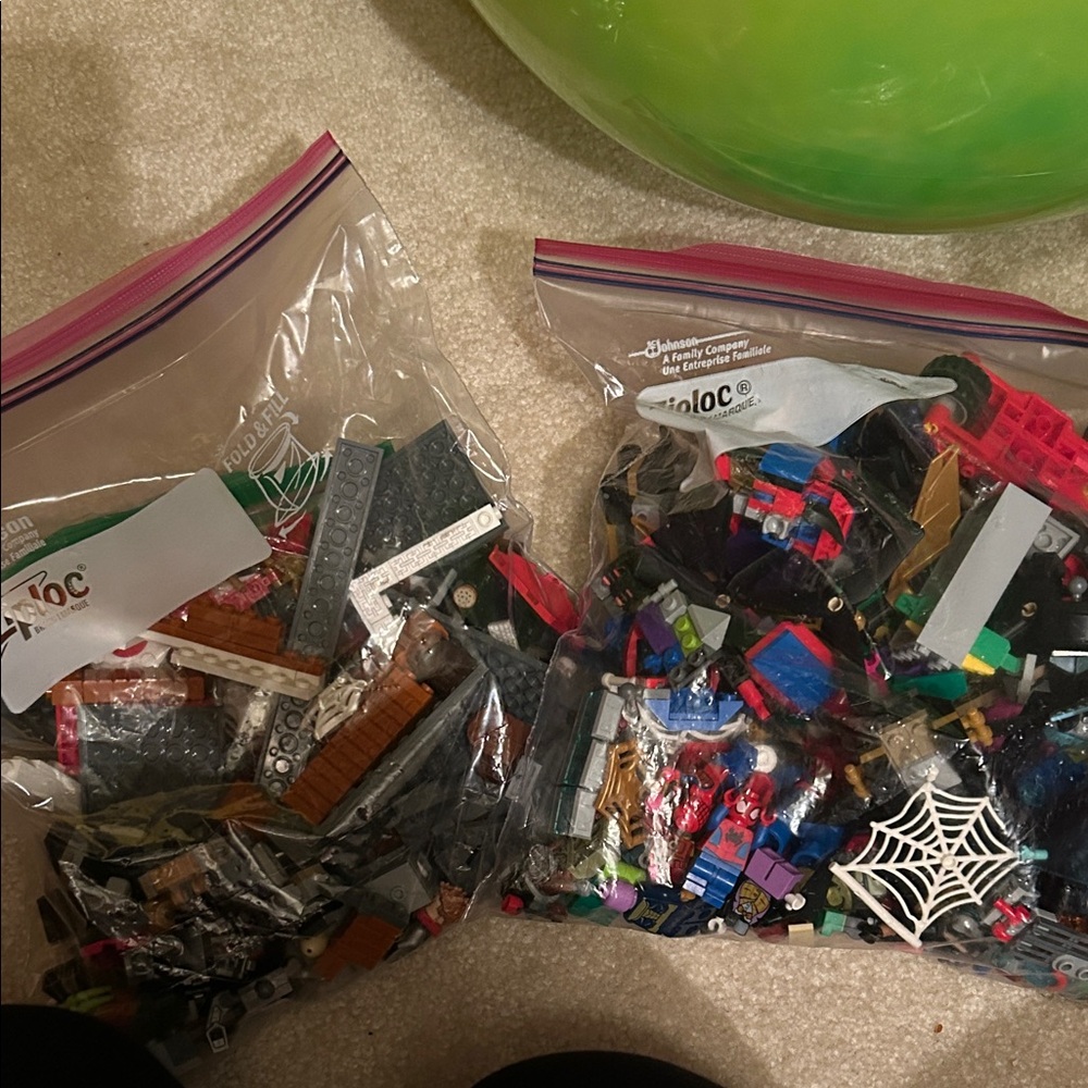 Lego Assorted Bricks,Pieces,& figures in Vibrant Colors